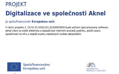 Digitalizace ve společnosti AKNEL